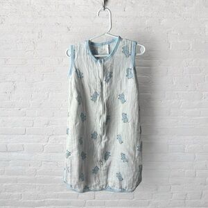 Aden + Anais // Thin Muslin Sleep Sack with Fun Elephant Print Size Small